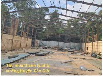 Tâm Long Phát: Thu mua thanh lý nhà xưởng Huyện Cần Giờ