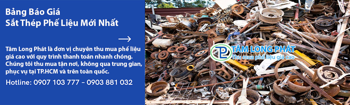 Bảng Báo Giá Sắt Thép Phế Liệu Mới Nhất