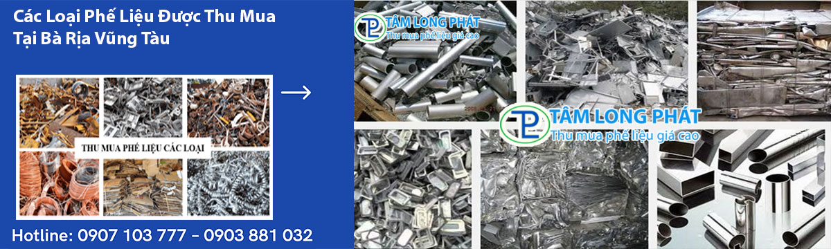 Các Loại Phế Liệu Được Thu Mua Tại Bà Rịa Vũng Tàu