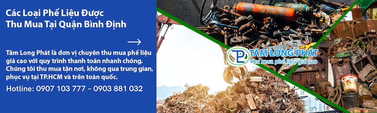 Các Loại Phế Liệu Được Thu Mua Tại Quận Bình Định