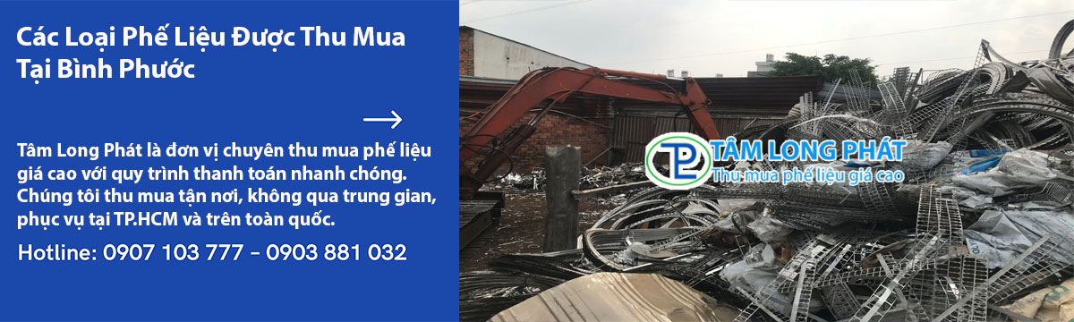 Các Loại Phế Liệu Được Thu Mua Tại Bình Phước