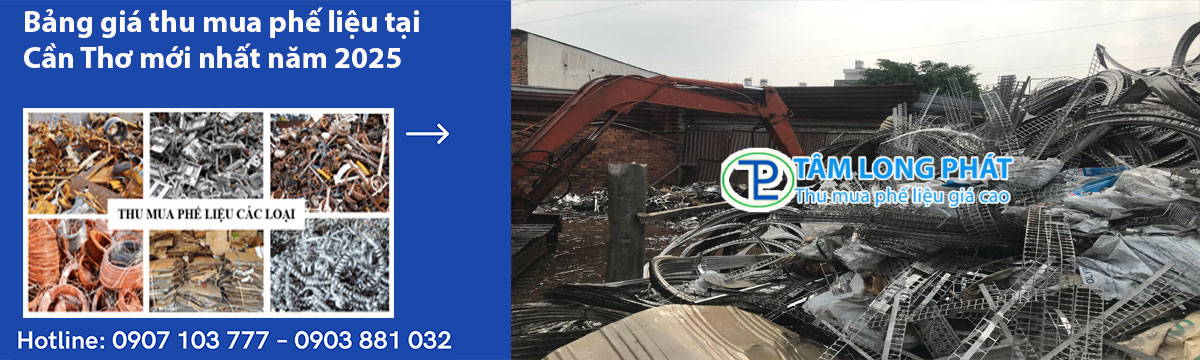 Bảng giá thu mua phế liệu tại Cần Thơ mới nhất năm 2025