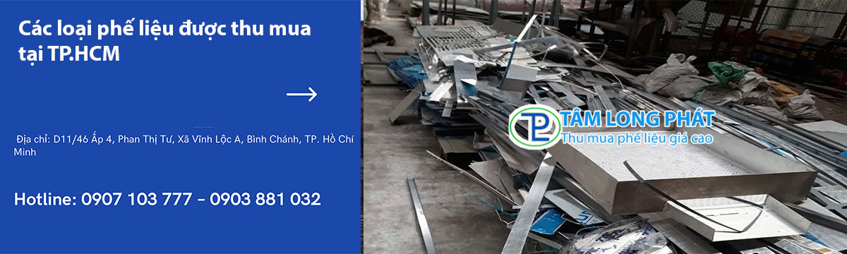 Các loại phế liệu được thu mua tại TP.HCM