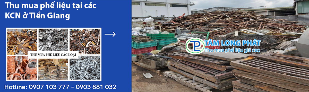 Thu mua phế liệu tại các KCN ở Tiền Giang