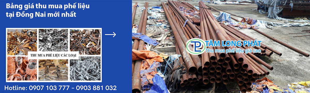 Bảng giá thu mua phế liệu tại Đồng Nai mới nhất