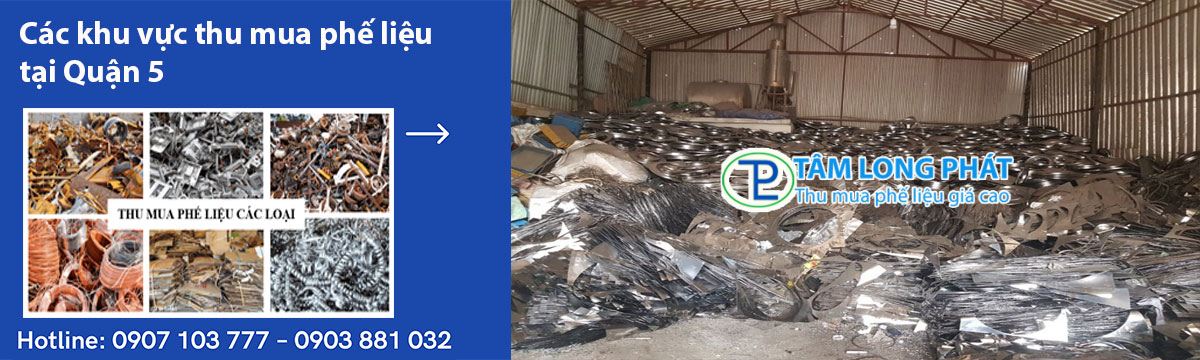 Các khu vực thu mua phế liệu tại Quận 5