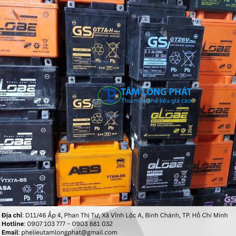 Thu mua bình ắc quy cũ Long An
