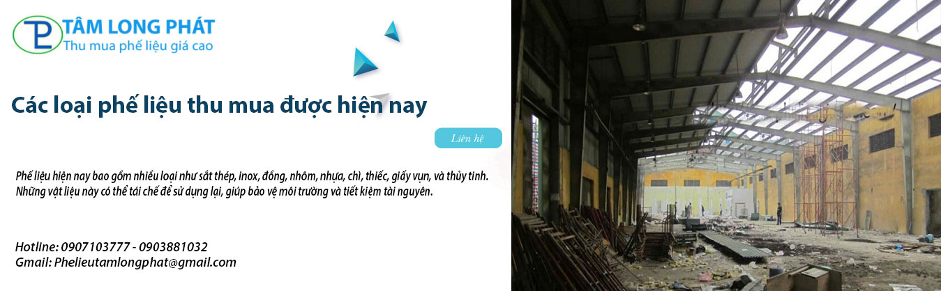 Các loại phế liệu thu mua được hiện nay