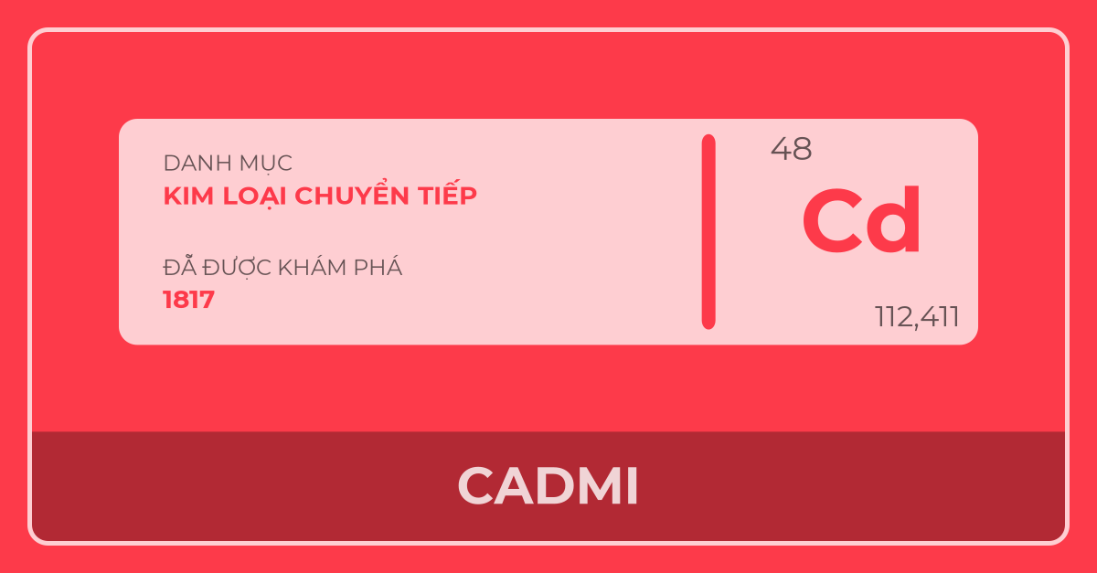  Cadmium (Cd, 48) Là Chất Gì? Tính Chất, Ứng Dụng và Tác Hại