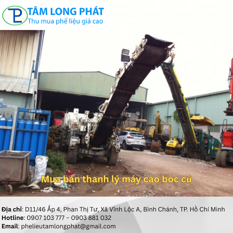 Mua bán thanh lý máy cào bóc cũ
