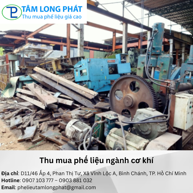 Thu mua phế liệu ngành cơ khí