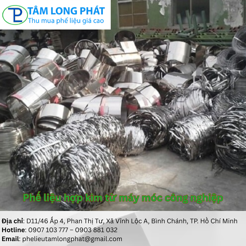 Phế liệu hợp kim từ máy móc công nghiệp