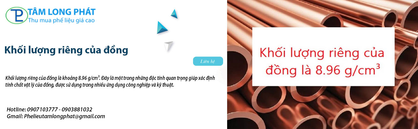 Khối lượng riêng của đồng