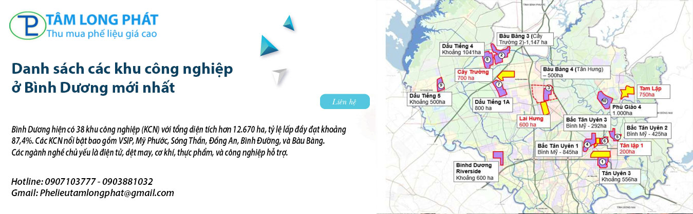 Danh sách các khu công nghiệp ở Bình Dương mới nhất
