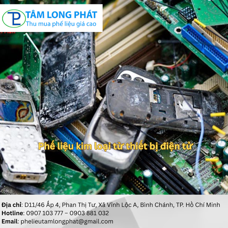 Phế liệu kim loại từ thiết bị điện tử