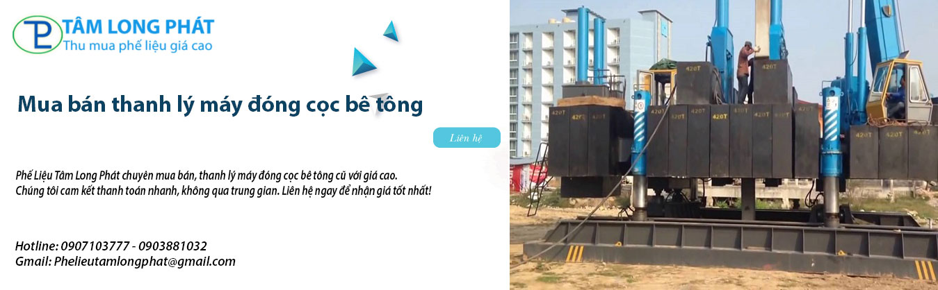 Mua bán thanh lý máy đóng cọc bê tông