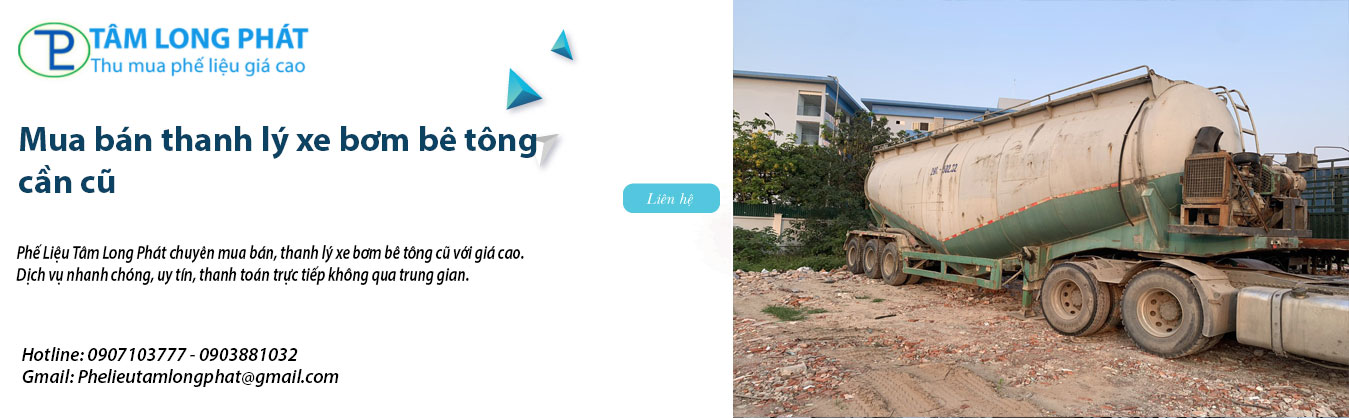 Mua bán thanh lý xe bơm bê tông cần cũ