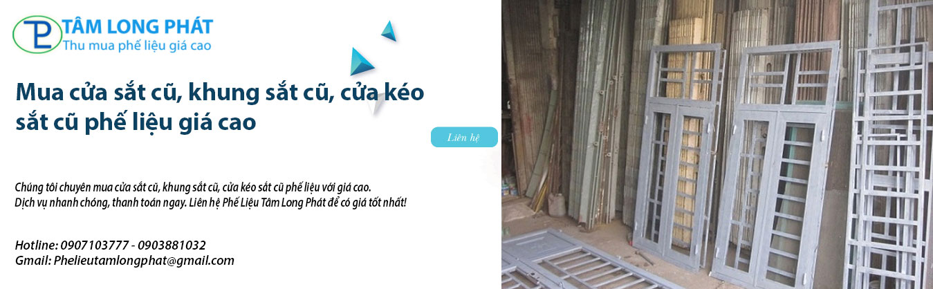 Mua cửa sắt cũ, khung sắt cũ, cửa kéo sắt cũ phế liệu giá cao