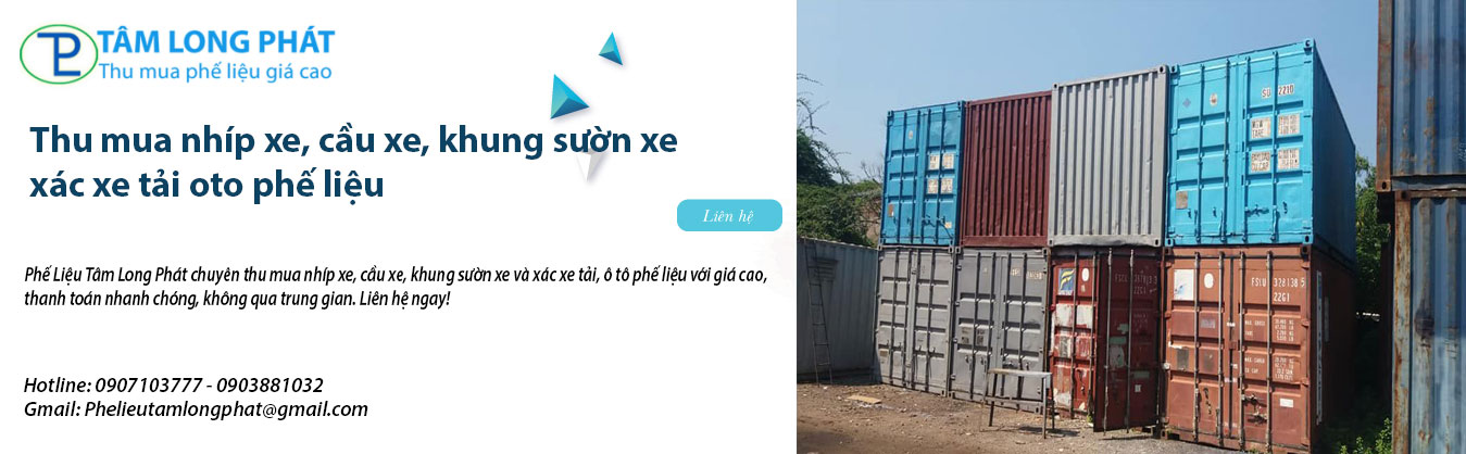 Thu mua nhíp xe, cầu xe, khung sườn xe xác xe tải oto phế liệu