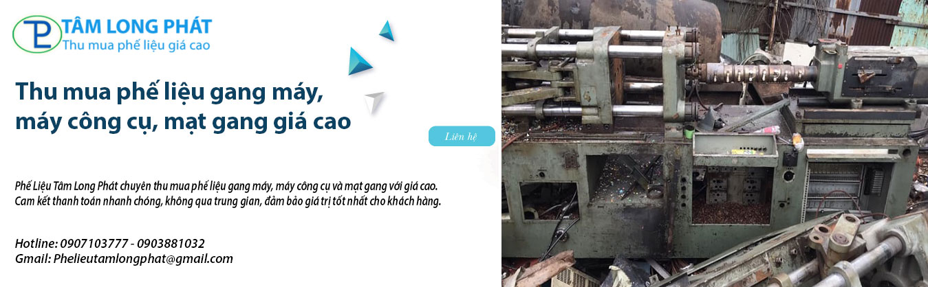 Thu mua phế liệu gang máy, máy công cụ, mạt gang giá cao