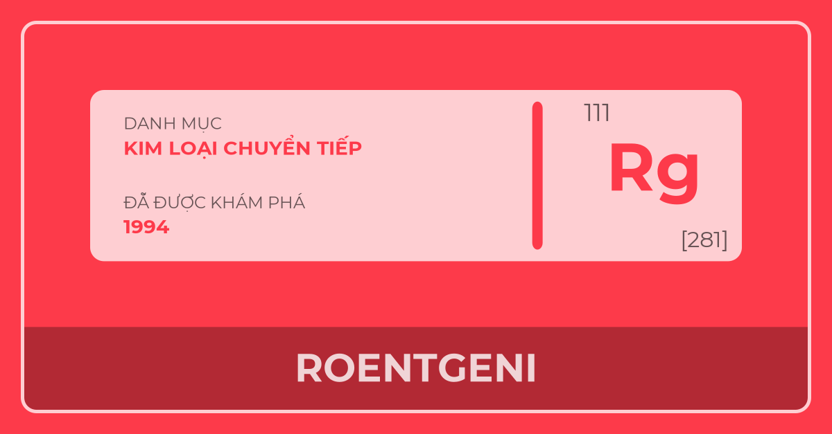 Roentgenium (Rg, 111) Là Chất Gì? Tìm Hiểu Chi Tiết Về Nguyên Tố Siêu Nặng