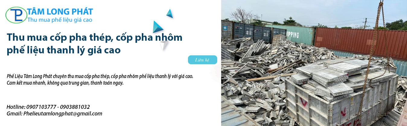 Thu mua cốp pha thép, cốp pha nhôm phế liệu thanh lý giá cao