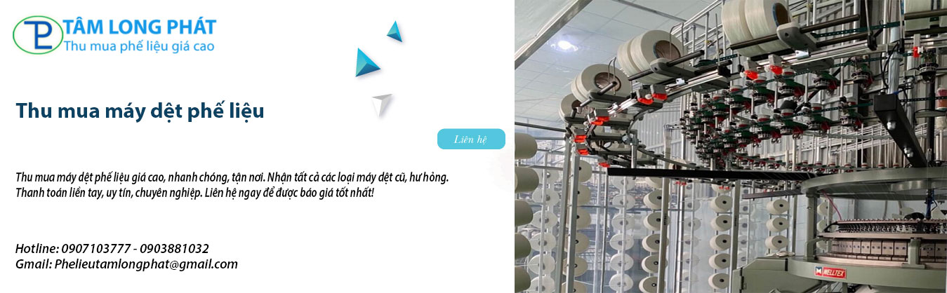 Thu mua máy dệt phế liệu