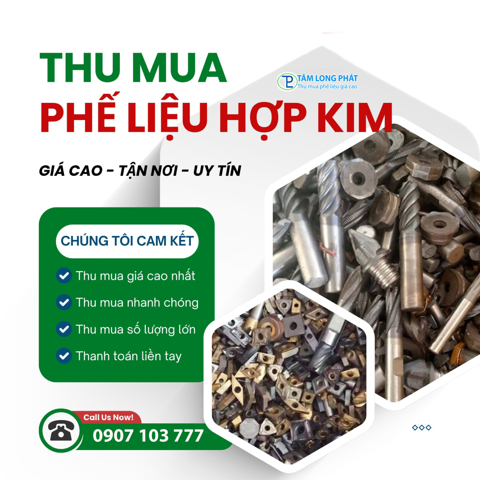 Thu Mua Phế Liệu Hợp Kim Tại Tâm Long Phát – Giá Cao, Uy Tín Hàng Đầu