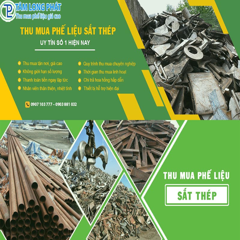 Thu Mua Phế Liệu Sắt Giá Cao Tại Tâm Long Phát – Uy Tín Hàng Đầu