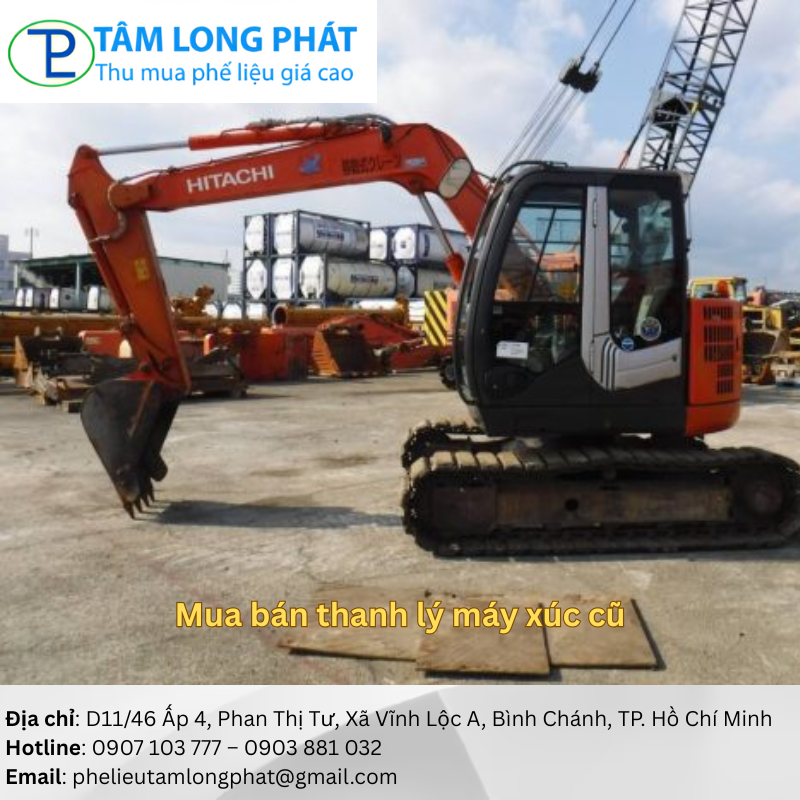 Mua bán thanh lý máy xúc cũ