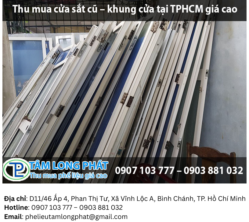 Thu mua cửa sắt cũ – khung cửa tại TPHCM giá cao