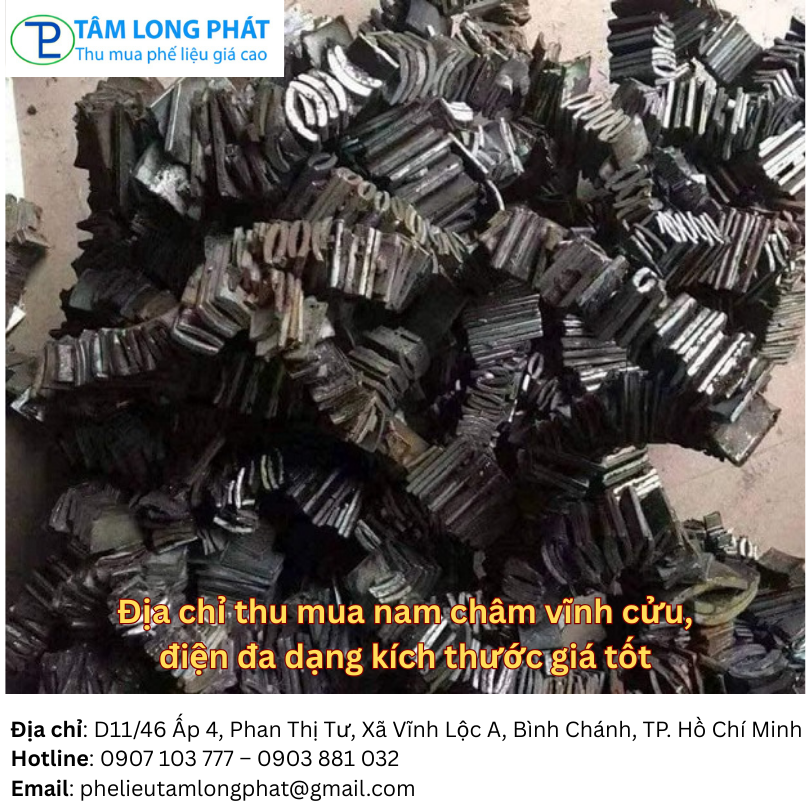 Địa chỉ thu mua nam châm vĩnh cửu, điện đa dạng kích thước giá tốt
