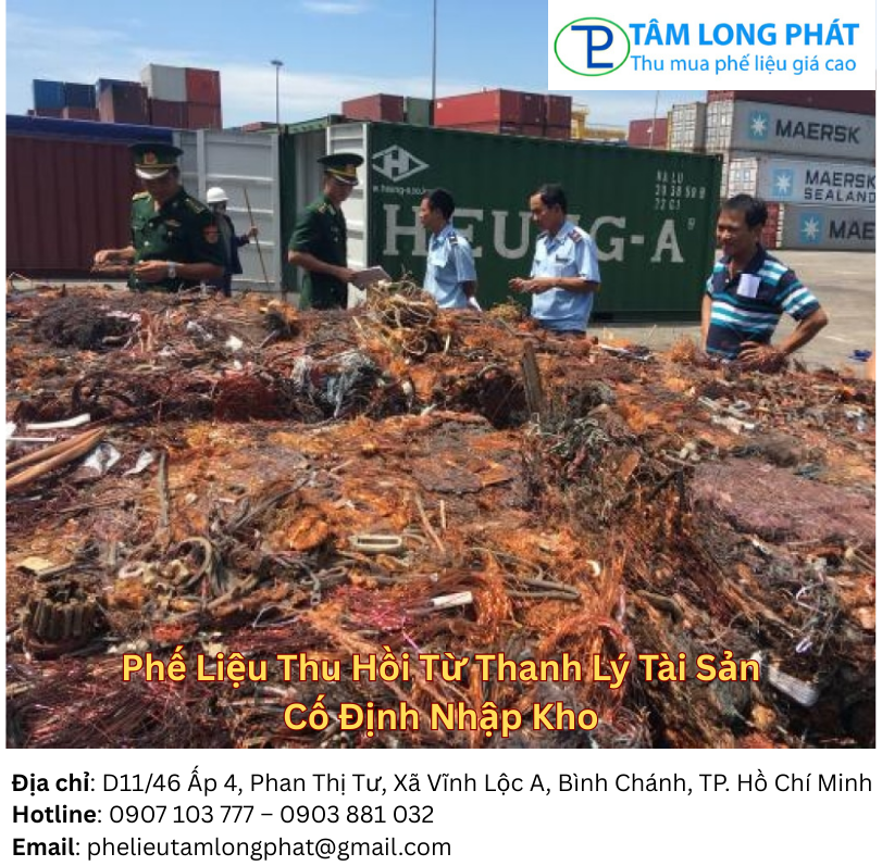 Phế Liệu Thu Hồi Từ Thanh Lý Tài Sản Cố Định Nhập Kho