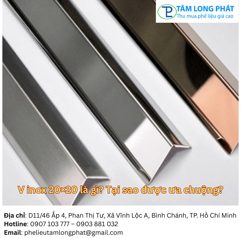 V inox 20×20 là gì? Tại sao được ưa chuộng?