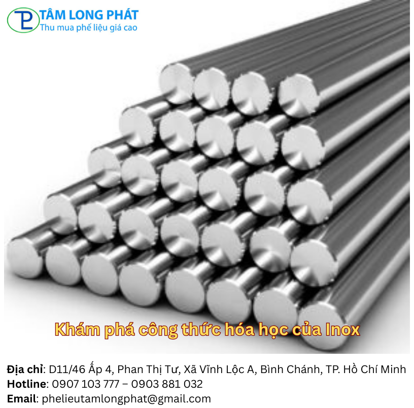 Khám phá công thức hóa học của Inox