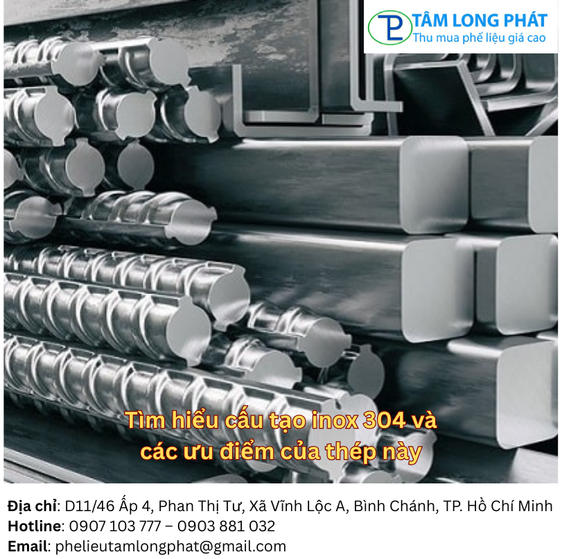 Tìm hiểu cấu tạo inox 304 và các ưu điểm của thép này