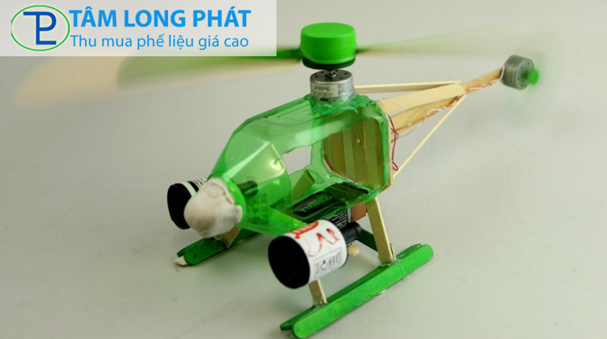 Tái chế chai nhựa thành máy bay trực thăng