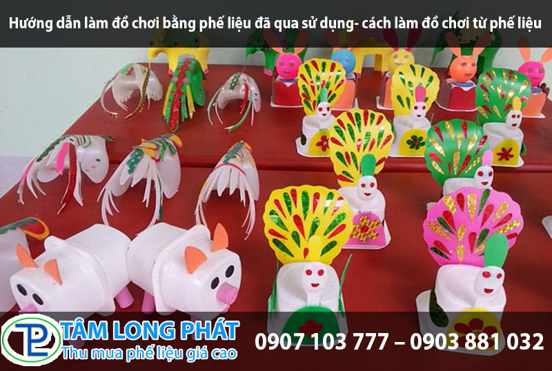 Hướng dẫn làm đồ chơi bằng phế liệu đã qua sử dụng- cách làm đồ chơi từ phế liệu