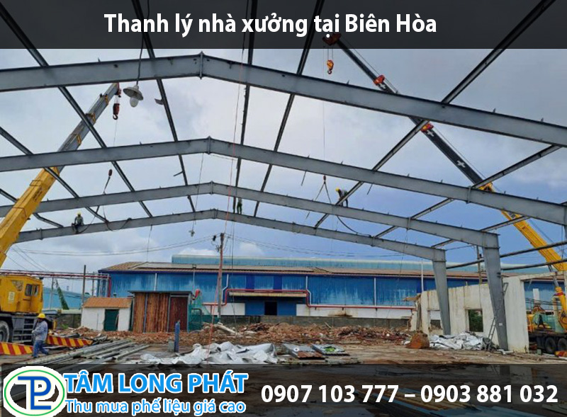 Thanh lý nhà xưởng tại Biên Hòa