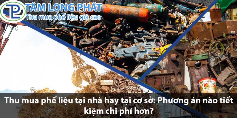 Thu mua phế liệu tại nhà hay tại cơ sở: Phương án nào tiết kiệm chi phí hơn?
